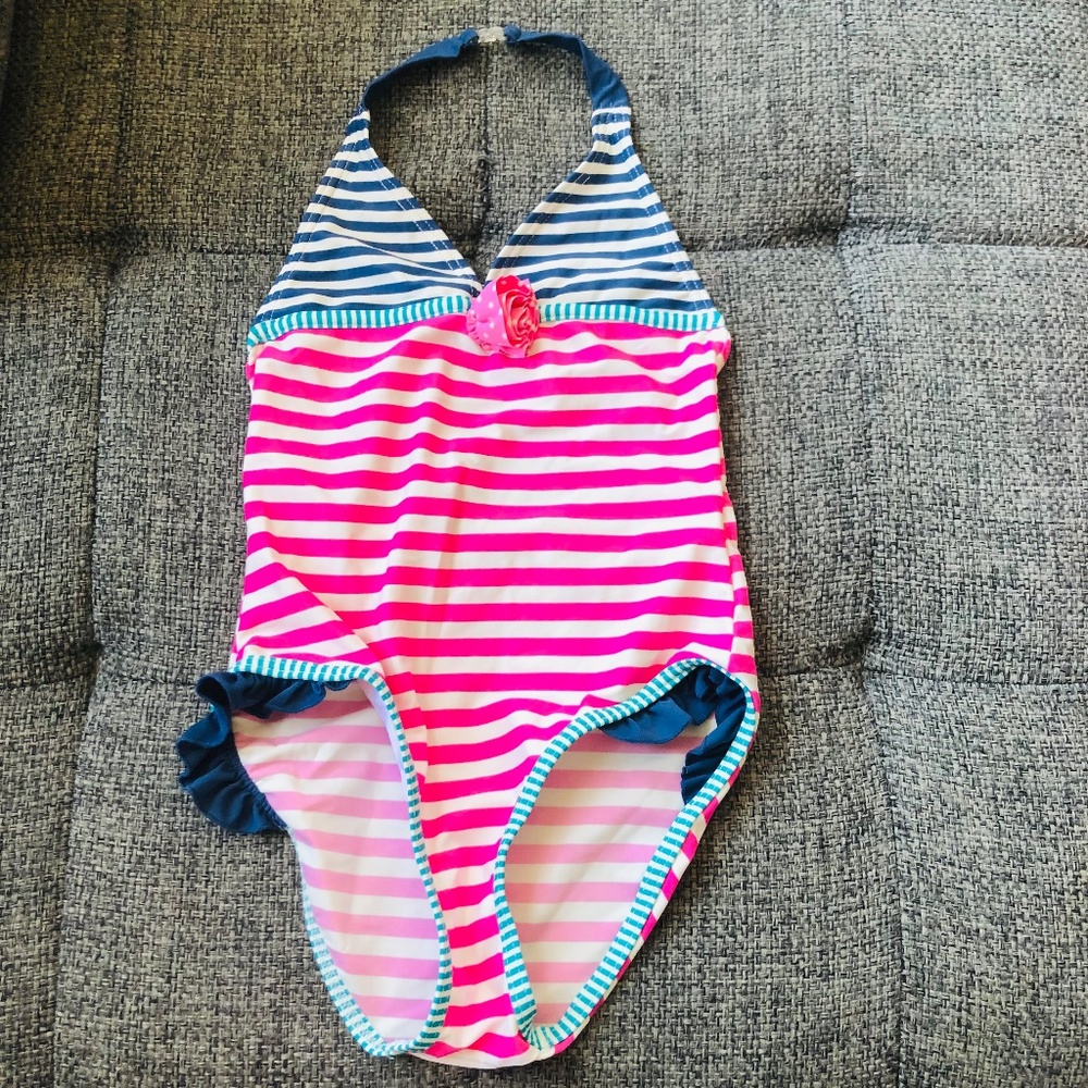 Girl one piece swimsuit